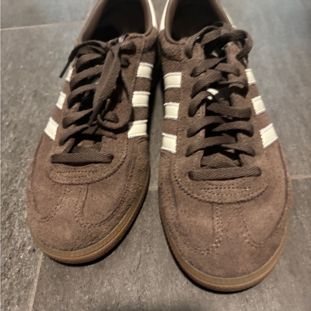 Adidas women’s Dark Brown Suede Sneakers